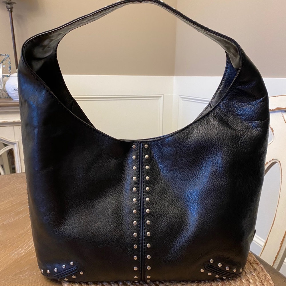 Michael Kors Leather Studded Hobo